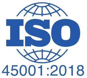 ISO 45001:2018 badge