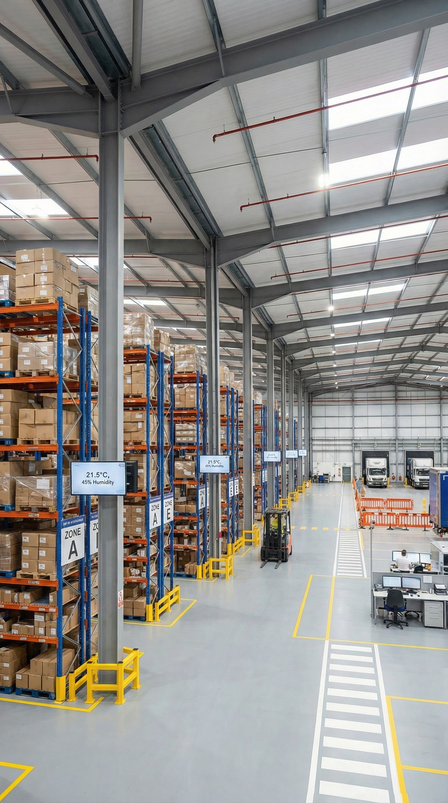 Interior of the Al Sumo Baghdad warehousing hub